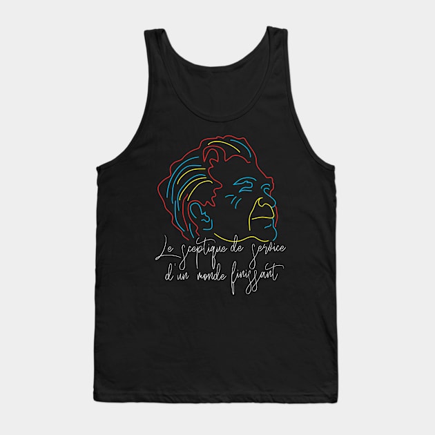 A tribute to Cioran Tank Top by jazzworldquest